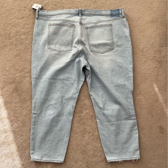 NWT Abercrombie & Fitch The Mom High Rise Distressed Jeans 36 - Picture 7 of 14